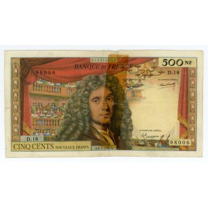 FRANCJA, 500 francs 1965