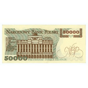 50.000 złotych 1989 - seria P