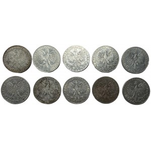 10 x 10 złotych 1932-1933 Głowa Kobiety