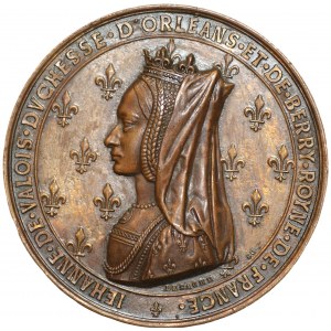 FRANCA - medal autorstwa Lesache 1840 - Joanna Księżna Berri