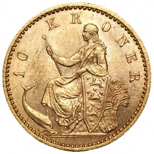 DANIA, Chrystian IX - 10 koron 1900