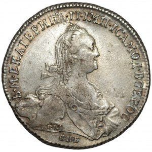 ROSJA, Katarzyna II - Rubel 1774 (ОЛ) Petersburg