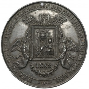 Medal - Na Pamiątkę Pięcio-Wiekowego Istnienia Obrazu Matki Boskiej Częstochowskiej na Jasnej Górze 1882