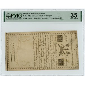 10 złotych 1794 - B - PMG 35