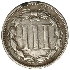 USA 3 centy 1866