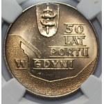 10 złotych 1972 - 50 Lat Portu w Gdyni - NGC MS66