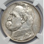 10 złotych 1934 - Józef Piłsudski NGC AU DETAILS