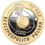 200 złotych 2000 - Rok 2000 - Au 900 + Ag 925, 13,6 g.
