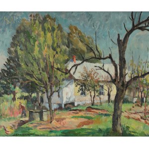 Jan KARMAŃSKI (1887-1958), Letni dzień w ogrodzie (1940)