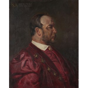 Autor nieznany, Portret mężczyzny w żupanie z guzami (XIX w.)