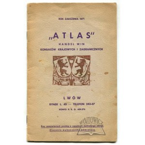 ATLAS. Handel win, koniaków krajowych i zagranicznych.