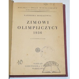 MUSZAŁÓWNA Kazimiera, Zimowi Olimpijczycy 1936.