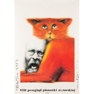 VIII przegląd piosenki aktorskiej, Wrocław 1987 - proj. Eugeniusz GET STANKIEWICZ (1942-2001)