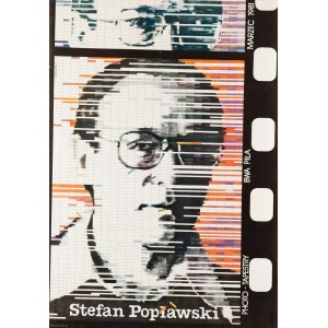Stefan Popławski - plakat z wystawy: BWA Piła - proj. Leszek DRZEWIŃSKI, Lex Drewinski (ur. 1951 r.)