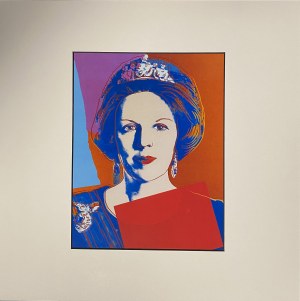 Andy Warhol ( 1928 - 1987 ), K ö nig Beatrix - Variante - 3/4