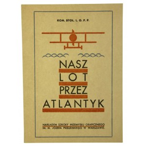 Cegiełka LOPP Przelot przez Atlantyk 1933r