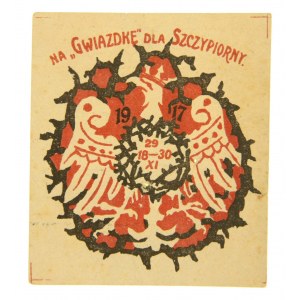 Cegiełka Na gwiazdkę dla Szczypiorny 1917r