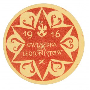 Cegiełka - 1916 Gwiazdka dla Legionistów Kraków.