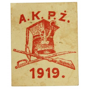 Cegiełka -A.K.P.Ż 1919 Kraków
