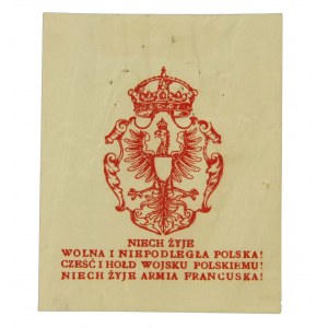 Cegiełka -Niech żyje wolna i niepodległa Polska Kraków