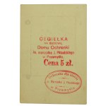 Cegiełka na ochronkę im. Józefa Piłsudskiego w Przemyślu II RP