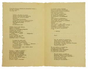 Wiersz pt List otwarty do Józefa Piłsudskiego, 1916 r