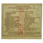 Cegiełka - loteria fantowa Stowarzyszenia Weteranów 1863 roku, Warszawa