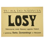 Zespół afiszy - Dobroczynna Loteria Klasowa Legionów Polskich