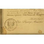 Potwierdzenie szlachectwa 1860r Królestwo Polskie, herb Peretyakowicz