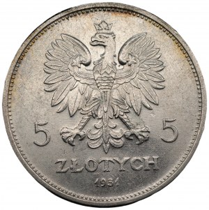 5 złotych 1931 NIKE - RZADKA w PIĘKNYM STANIE ZACHOWANIA