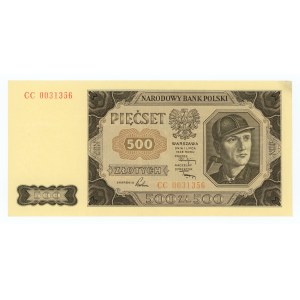 500 złotych 1948 - seria CC