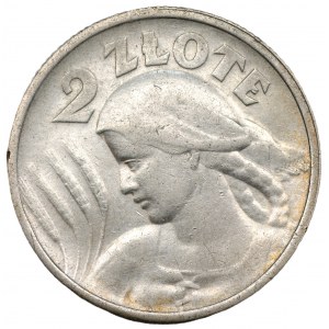 2 złote 1924 - Żniwiarka - Róg i pochodnia - Paryż