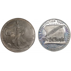 USA - 2 x 1 dolar 1987-2005