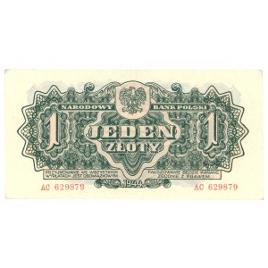 1 złoty 1944 - seria AC - ...owym