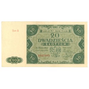 20 złotych 1947 - Ser. A