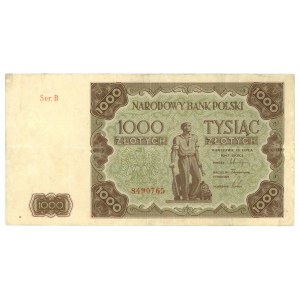 1000 złotych 1947 - Ser. B