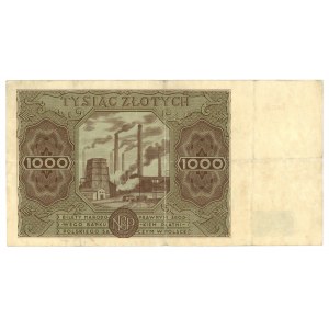1000 złotych 1947 - Ser. B