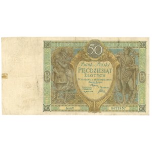 50 złotych 1925 - Ser. AW.