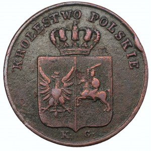 Powstanie Listopadowe - 3 grosze 1831 - łapy orła proste