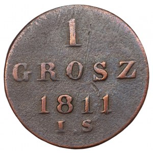 Królestwo Polskie - 1 grosz 1811 IS