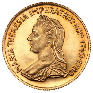 AUSTRIA - złoty medal Maria Teresa 1740-1780 Au900