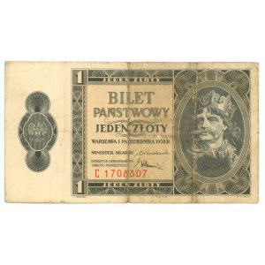 1 złoty 1938 - seria C