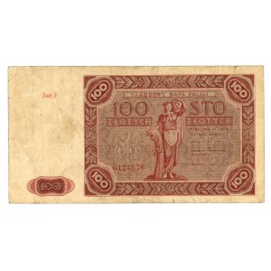 100 złotych 1947 - Ser. F