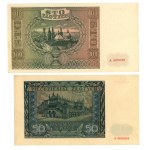zestaw 1 do 100 złotych 1941 - razem 5 sztuk