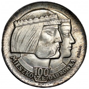 100 złotych 1966 - Mieszko i Dąbrówka PRÓBA