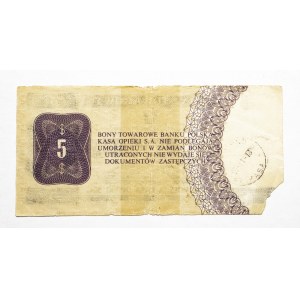 PEWEX 5 dolarów 1979 - HE - skasowany.