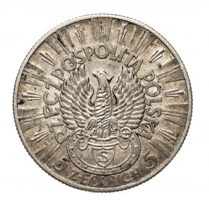 Polska, II Rzeczpospolita (1918-1939), 5 złotych 1934 Piłsudski Legionowy, Warszawa.