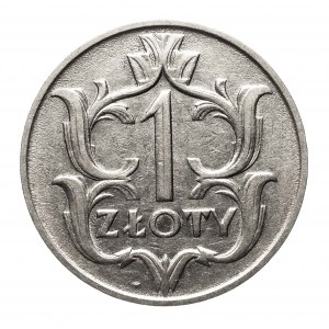 Poľsko, Druhá republika (1918-1939), 1 zlotý 1929, Varšava.