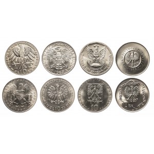 Poland, People's Republic of Poland (1944-1989), set of 8 commemorative 10 zloty coins 1967-1972