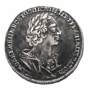 Rusko, Peter I. (1699-1725), rubľ 1724